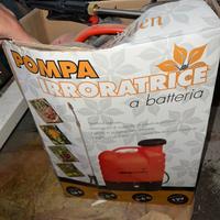 Pompa a spalla a batteria
