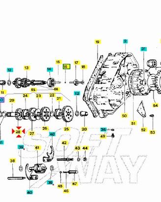 Ingranaggio 4 AS Aprilia AF1 Project 108 AP8502160