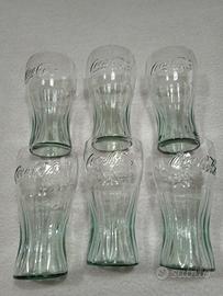 6 bicchieri Coca-Cola Giorgia Green Glass 370ml