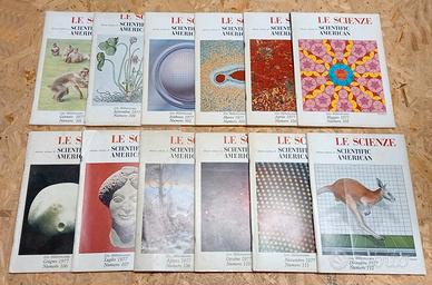 Lotto annata 1977 LE SCIENZE SCIENTIFIC AMERICAN
