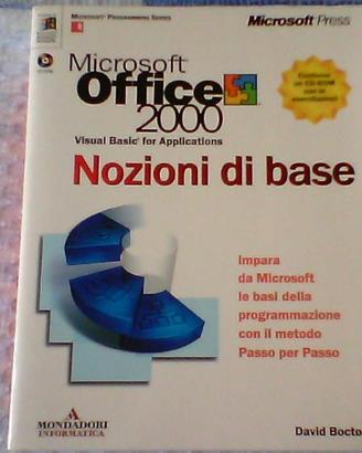 Microsoft Office 2000 VBA-Nozioni di base (con CD)