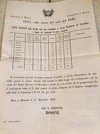 Manifesto provincia di Brescia