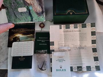 Rolex scatola/corredo Full/set submariner 16613