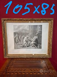 antica stampa con cornice