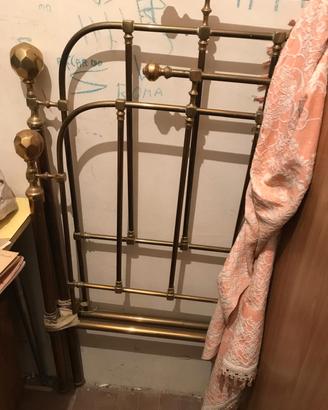 testiera in ottone vintage letto matrimoniale 