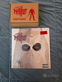 Noyz Narcos Funny Games vinile Bloodshed Red autog