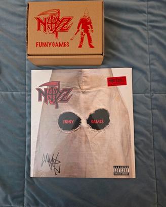 Noyz Narcos Funny Games vinile Bloodshed Red autog