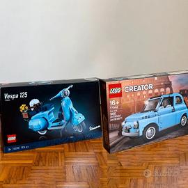 Lego 77942 Fiat 500 + 10298 Vespa