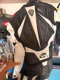 Tuta moto in pelle Arlen Ness divisibile