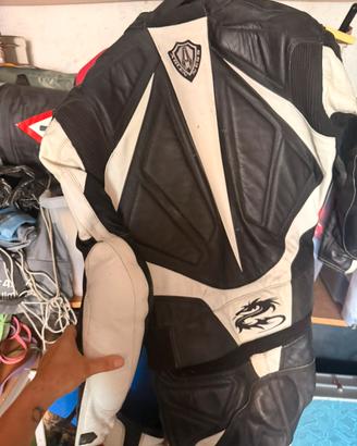 Tuta moto in pelle Arlen Ness divisibile