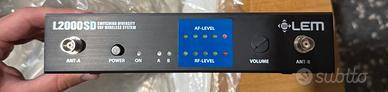 Sistema microfono wireless LEM L2000SD VHF