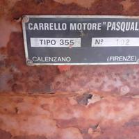 Rimorchio Carrello Pasquali mod. 355