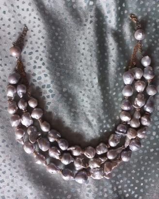 Collana di perle barocche