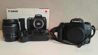 Canon EOS 77D + obbiettivo EFS 18-55 + accessori 