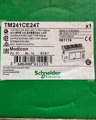 Controllore logico PLC Schneider TM241CE24T