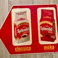 Insegna pubblicitaria Caffè Splendid vintage