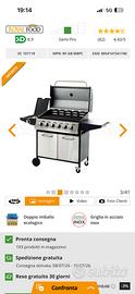 barbecue a gas