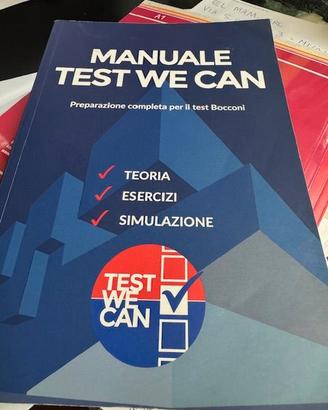 libro MANUALE TEST WE CAN