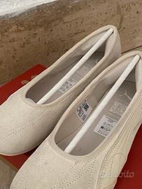 Puma Ballet Flat/Ballerine Puma in camoscio beige