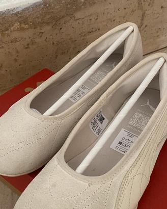 Puma Ballet Flat/Ballerine Puma in camoscio beige