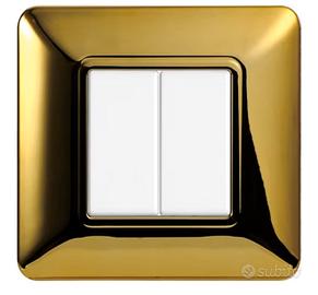 Placca (2 moduli - 1x, oro lucido)