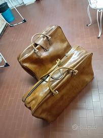 Valigie vintage in cuoio