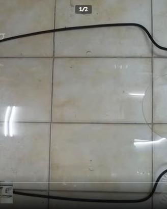 Parabrezza universale per moto vintage faro tondo
