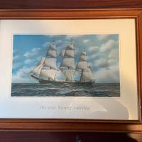 Quadro “The Ship Young America” stampa storica