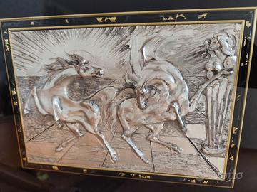 Bassorilievo cavalli- Aligi sassu