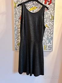 Vestito nero glitter taglia S
