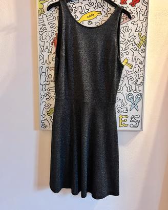 Vestito nero glitter taglia S