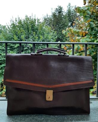 borsa porta documenti in pelle