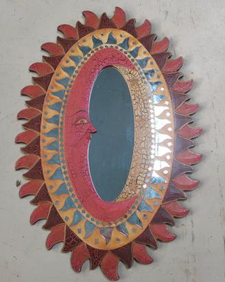 Specchio etnico sole luna