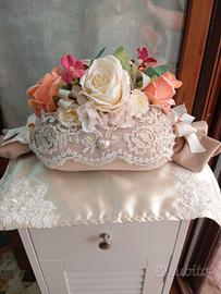 Centro tavola in velluto 