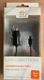 Carica batteria telefono da auto