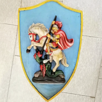 San Giorgio che combatte il drago. -  sc