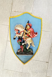 San Giorgio che combatte il drago. -  sc