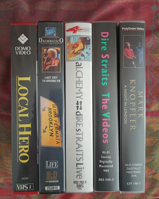 DIRE sTRAITS VHS + film