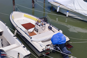 Barca Open con motore 40cv e Carrello