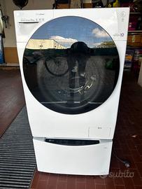 LG TWINWash 12 kg + 2 kg – Lavatrice Doppia