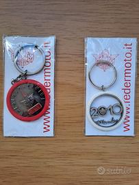 Due Portachiavi Moto Federmoto Acciaio Collezionis