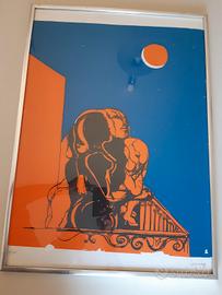 serigrafia con cornice