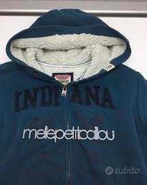 Felpa blu petrolio kiabi taglia S