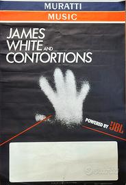 JAMES WHITE AND CONTORTIONS. Poster, 1981 