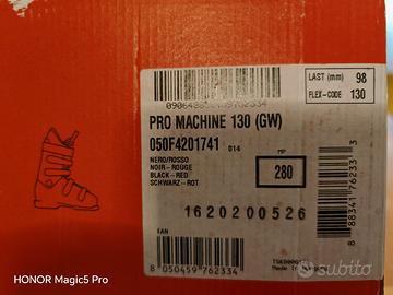 scarponi da sci Nordica Pro machine 130 gw