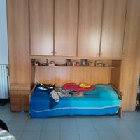 camera, cucina e cameretta 