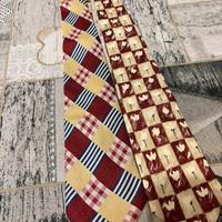 Set 2 cravatte in seta vintage