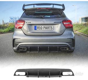DIFFUSORE MERCEDES CLASSE A W176 LOOK AMG A45 CARB