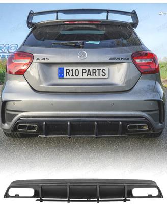 DIFFUSORE MERCEDES CLASSE A W176 LOOK AMG A45 CARB