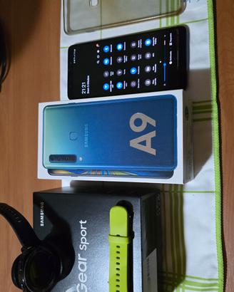 Samsung A9 128 Gb + Smartwatch Samsung Gear Sport